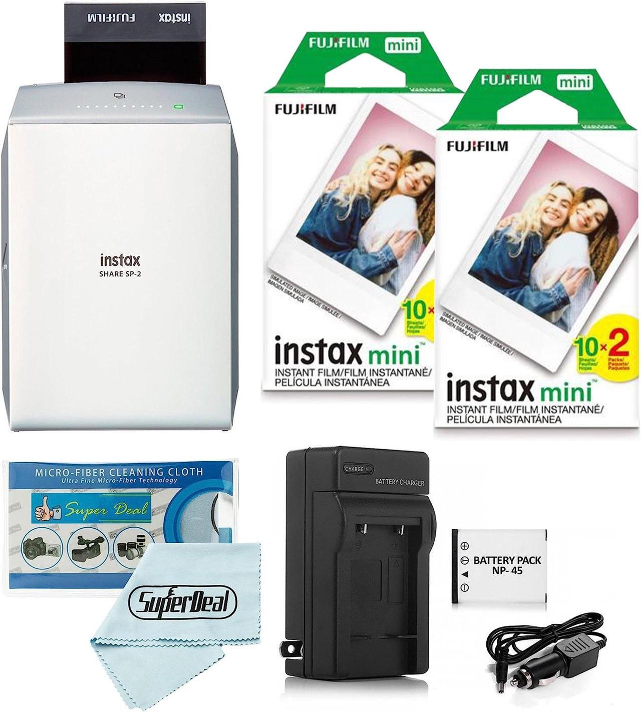 Main image of Fujifilm Instax Share SP-2 Smartphone Printer (Silver) + Mini Films (40 Shots)