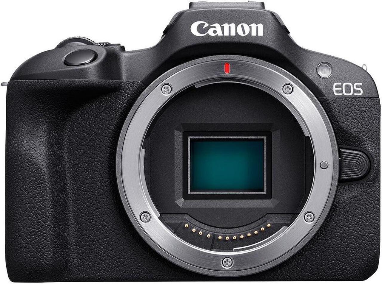 Alt view image 2 of 4 - Canon EOS R100 Mirrorless Camera (6052C002) + Corel Photo Software + Bag + 64GB Card + More