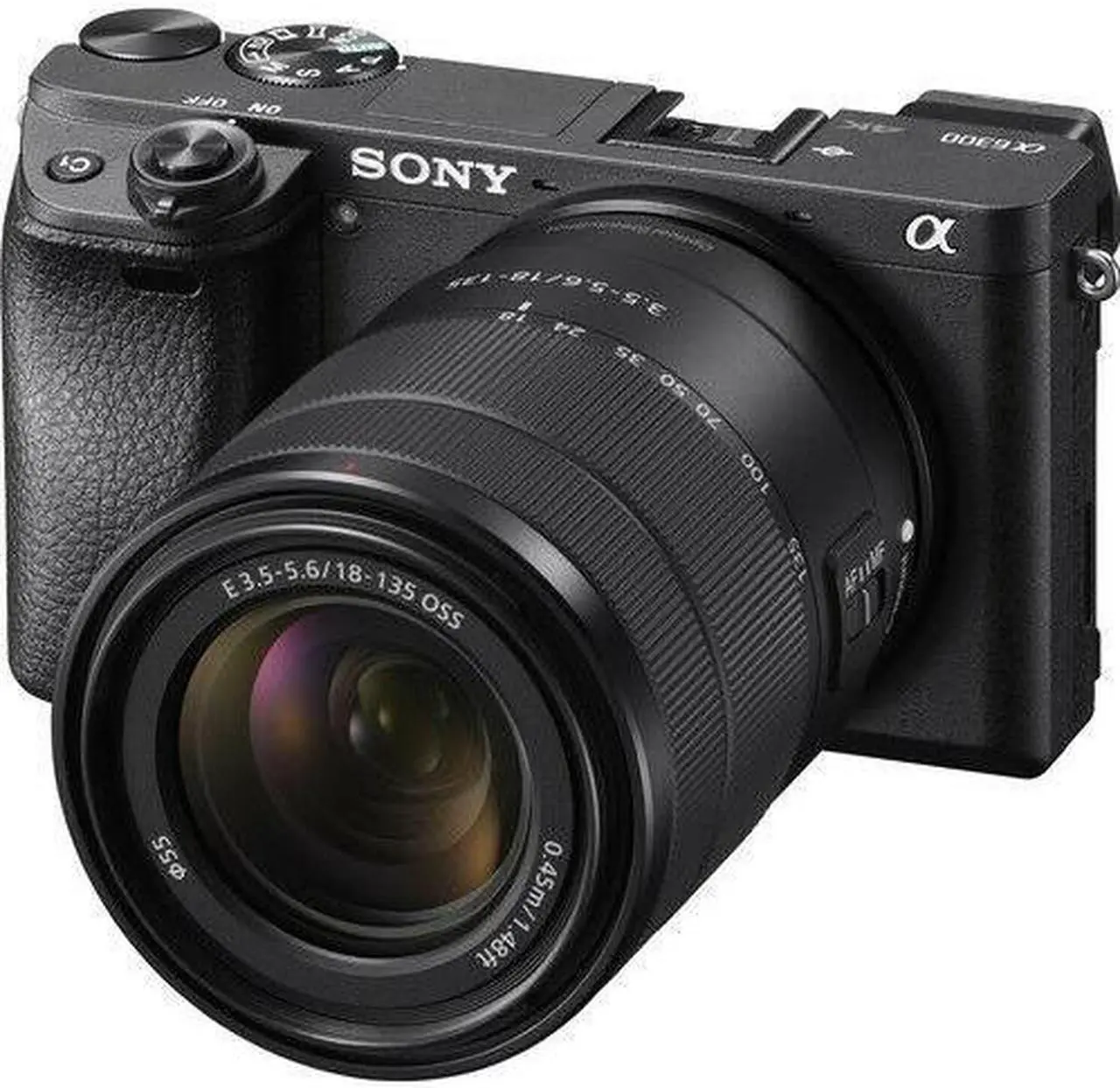 Main image of Sony Alpha a6300 Mirrorless Digital Camera - Black with 18-135mm Lens