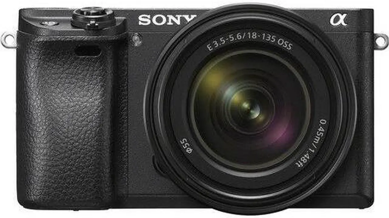 Alt view image 2 of 3 - Sony Alpha a6300 Mirrorless Digital Camera - Black with 18-135mm Lens