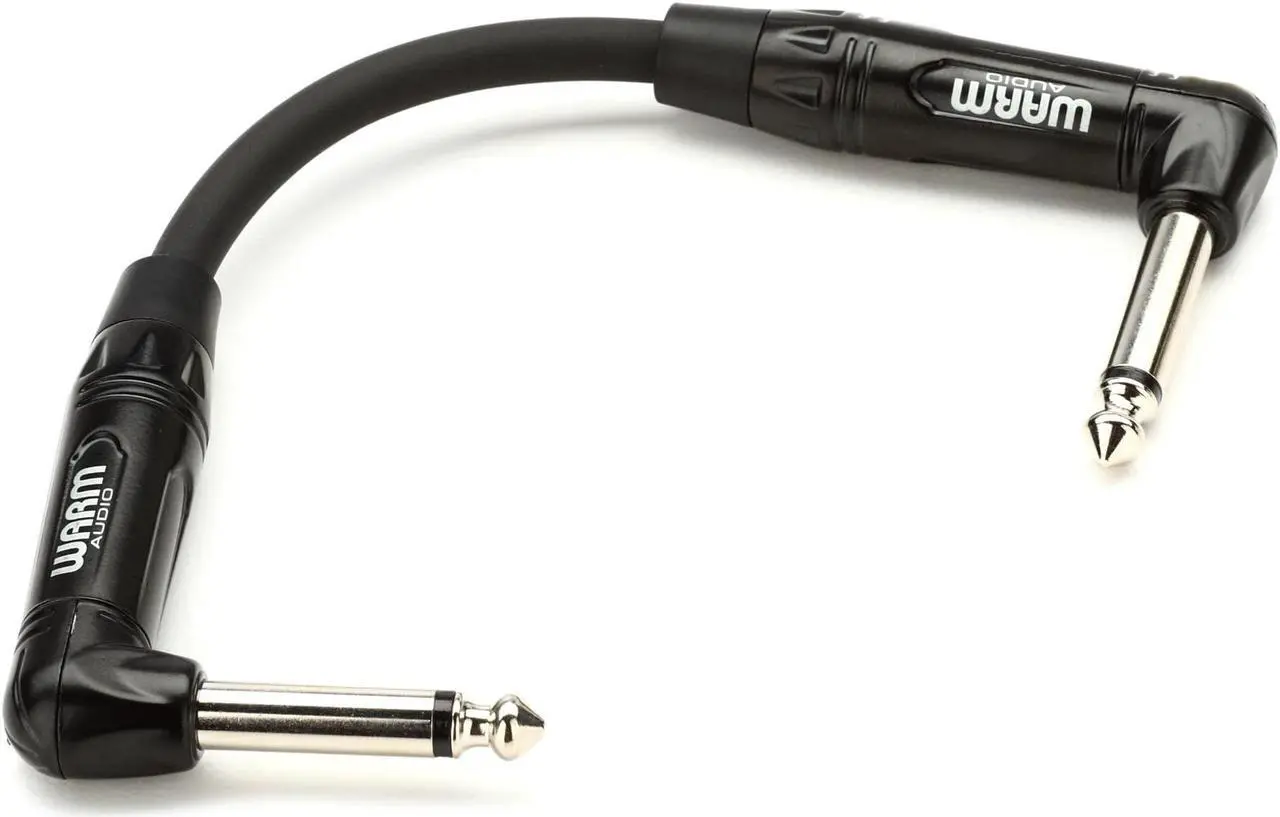 Main image of Warm Audio Pro-TS-2RT-6inch Pro Series Right Angle to Right Angle TS Patch Cable - 6-inch