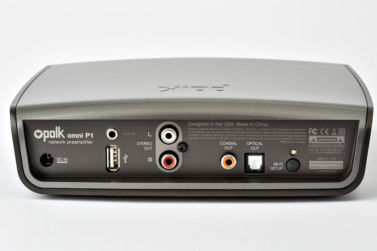 Alt view image 3 of 4 - Polk Audio AM6911-A Omni P1 Wireless Wi-Fi Music Streaming Adapter
