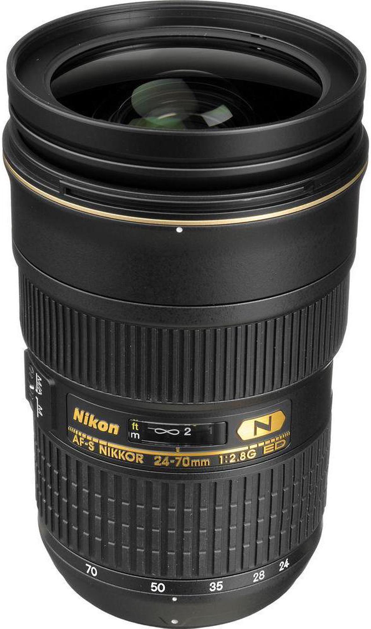 Alt view image 2 of 4 - Nikon AF-S NIKKOR 24-70mm f/2.8G ED Lens (2164) + 64GB Memory Card + Filter Kit  - Bundle