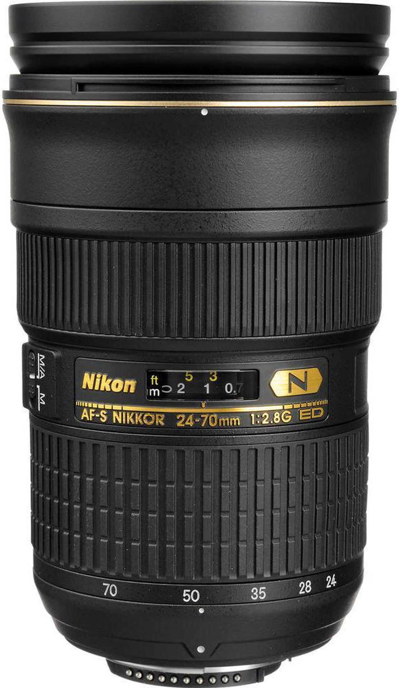 Alt view image 4 of 4 - Nikon AF-S NIKKOR 24-70mm f/2.8G ED Lens (2164) + 64GB Memory Card + Filter Kit  - Bundle