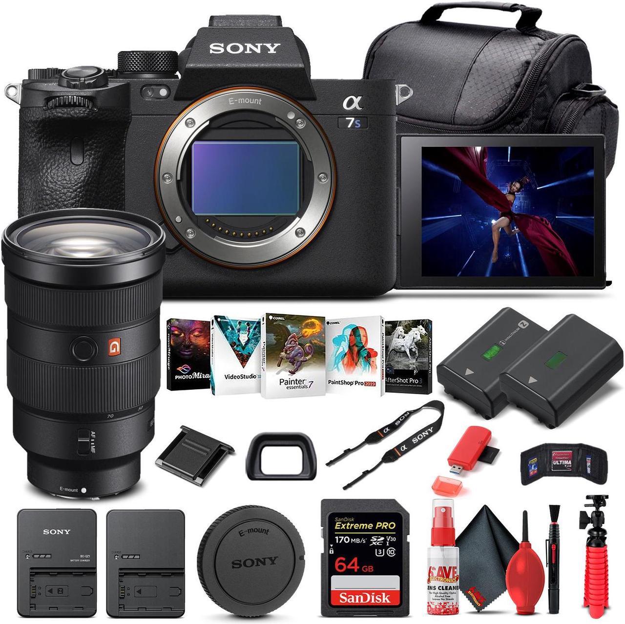 Main image of Sony Alpha a7S III Mirrorless Camera W/ Sony FE 24-70mm Lens - Basic Bundle