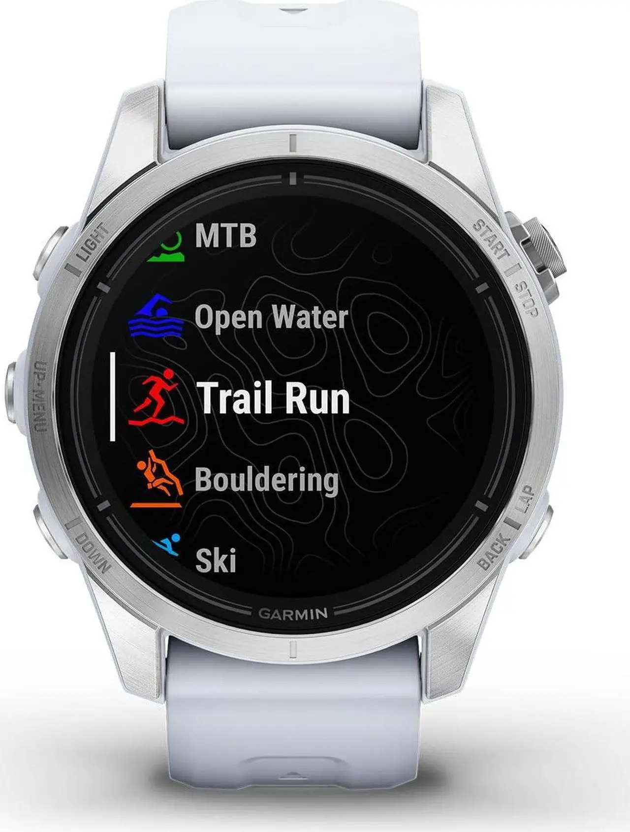 Alt view image 2 of 4 - Garmin epix Pro (Gen 2) – Standard Edition, Silver with Whitestone Band, 42mm | Smart Watch 010-02802-00