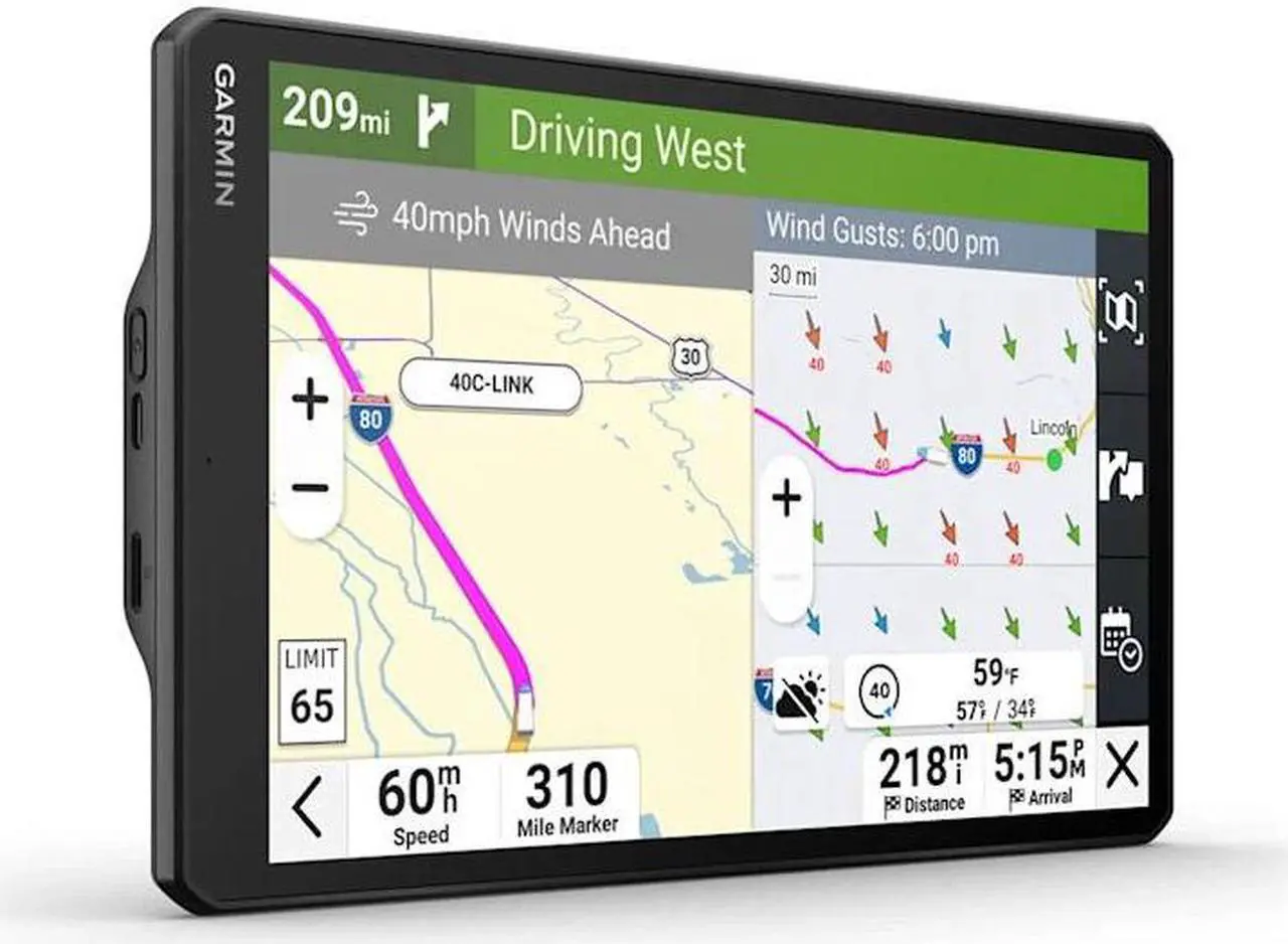 Alt view image 2 of 4 - Garmin dezl OTR1020, Extra-Large, Easy-to-Read 10 GPS Truck Navigator Bundle
