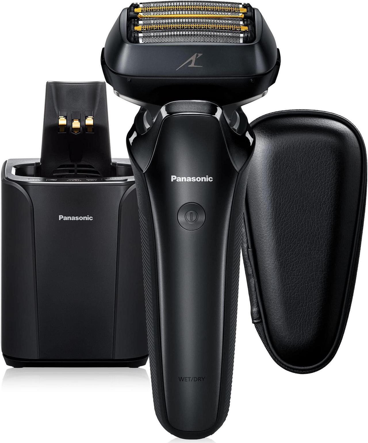Main image of Panasonic Electric Razor for Men, Electric Shaver, ARC6 Six-Blade Electric Razor with Premium Automatic Cleaning and Charging Station, ES-LS9A-K (Black)