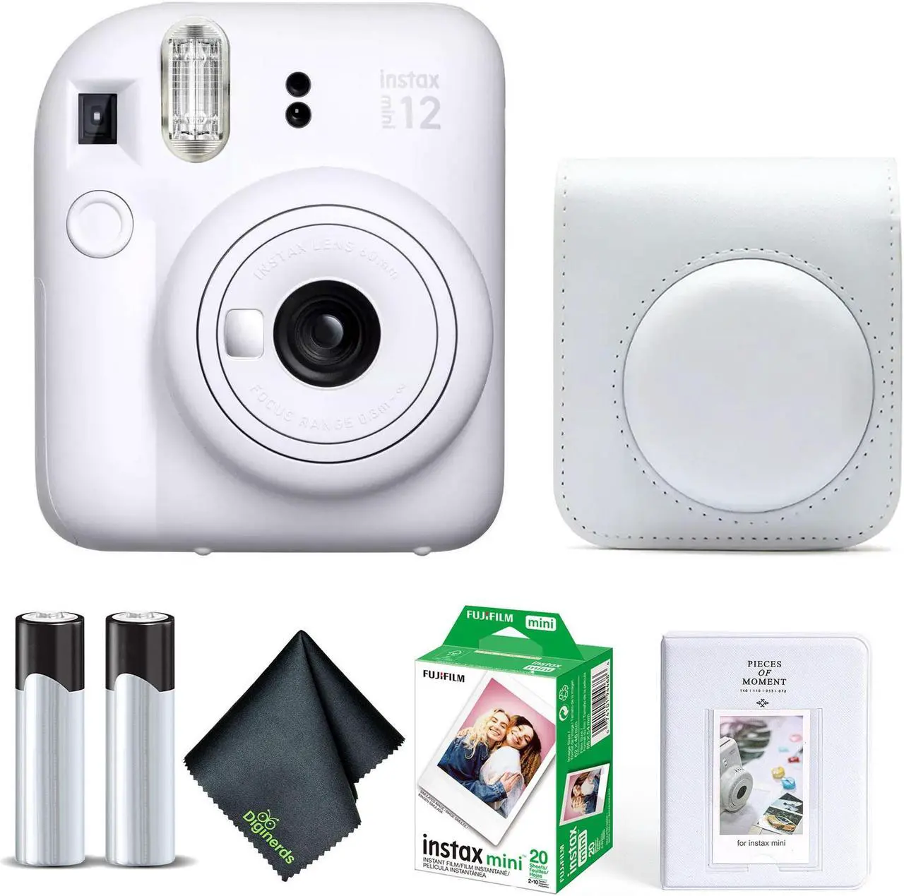 Main image of FUJIFILM INSTAX MINI 12 Instant Film Camera with Instant Film - Clay White