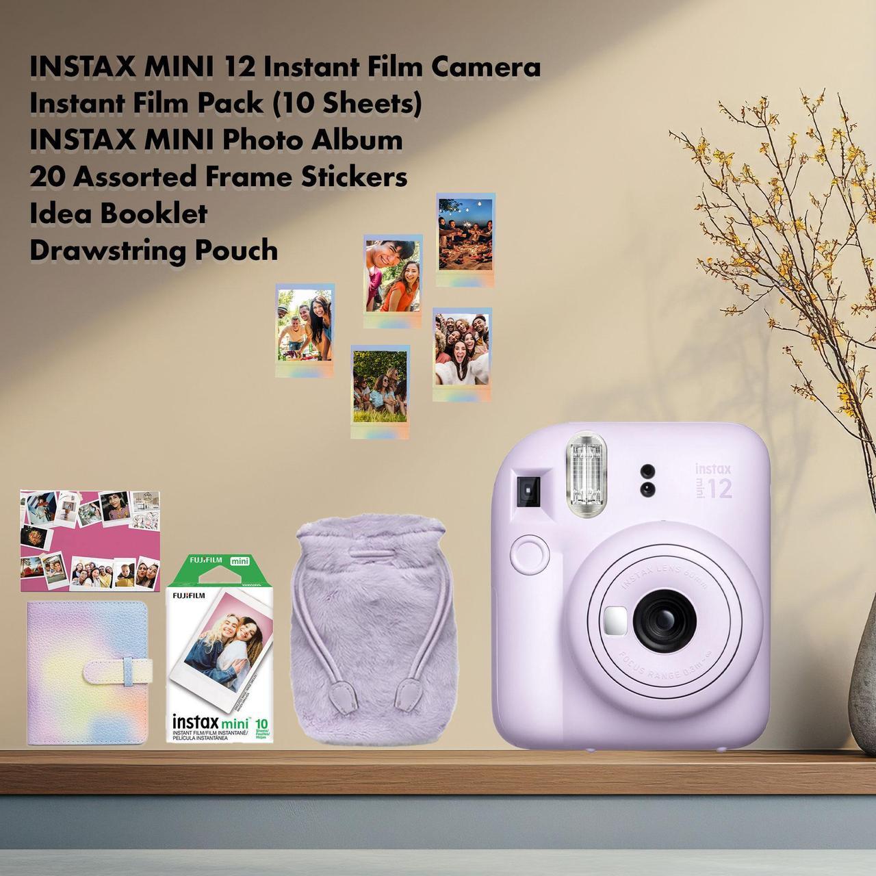 Alt view image 3 of 4 - FUJIFILM INSTAX MINI 12 Instant Film Holiday Camera Bundle (Lilac Purple)