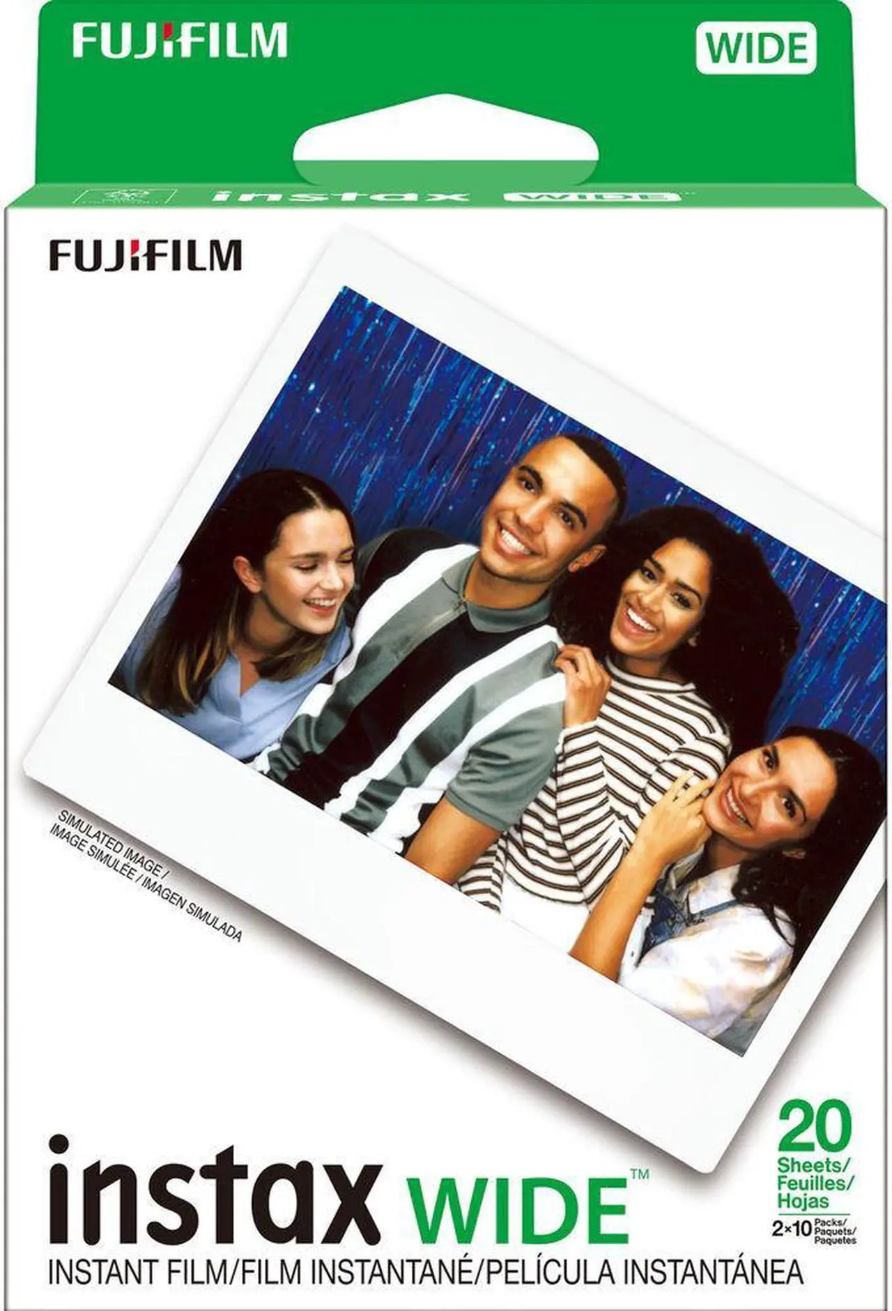 Alt view image 3 of 4 - Fujifilm instax Wide Instant Film (60 Exposures) + Microfiber Cleaning Cloth