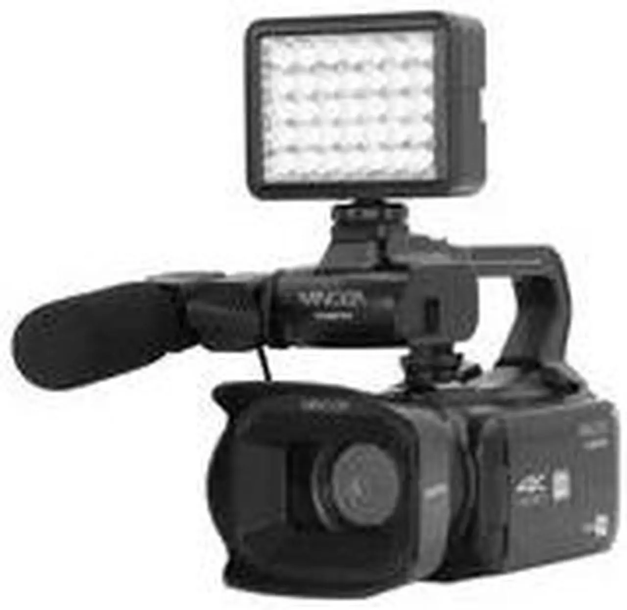 Alt view image 9 of 10 - Minolta MN4KPRO 4K60FPS Ultra HD / 64 MP Autofocus Pro Camcorder Kit w/WiFi