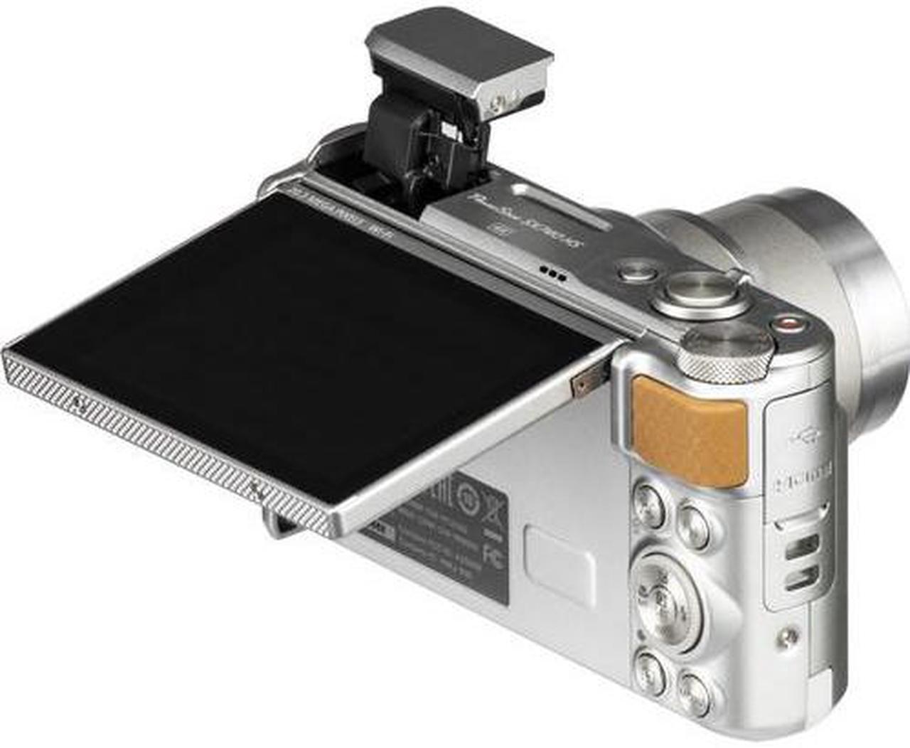 Alt view image 4 of 4 - Canon PowerShot SX740 HS Digital Camera (Silver) (2956C001) + 64GB Card + More