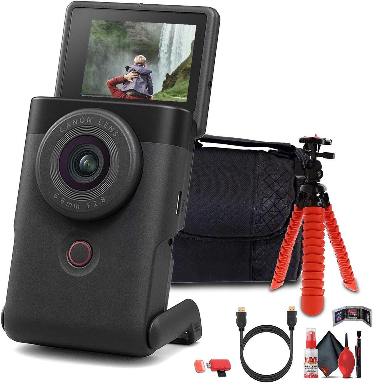 Main image of Canon PowerShot V10 Content Creator Compact Vlogging Camera (Black) + More
