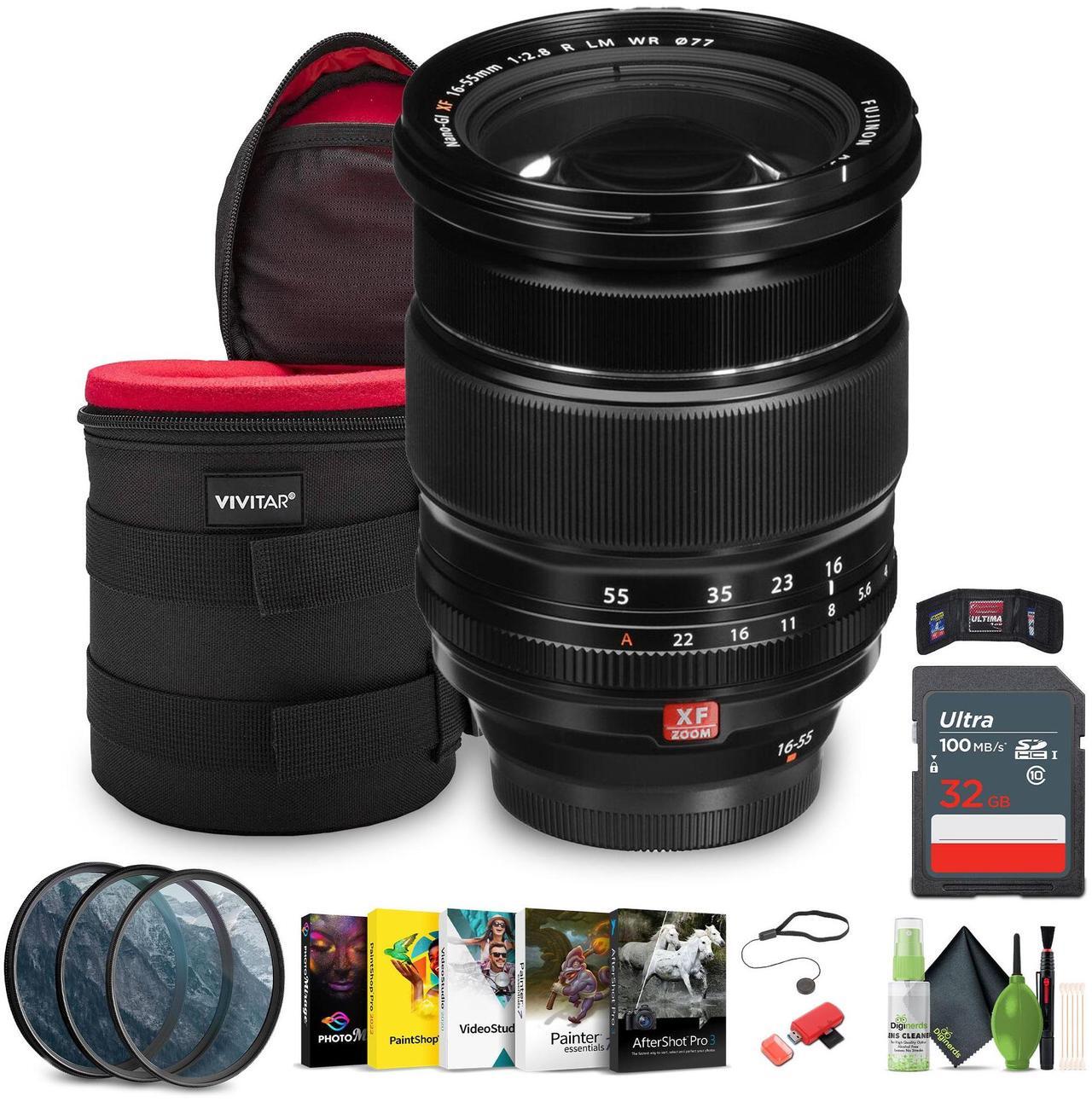 Main image of FUJIFILM XF 16-55mm f/2.8 R LM WR Lens, 32GB Memory Card SDHC UHS-I Card, Bundle