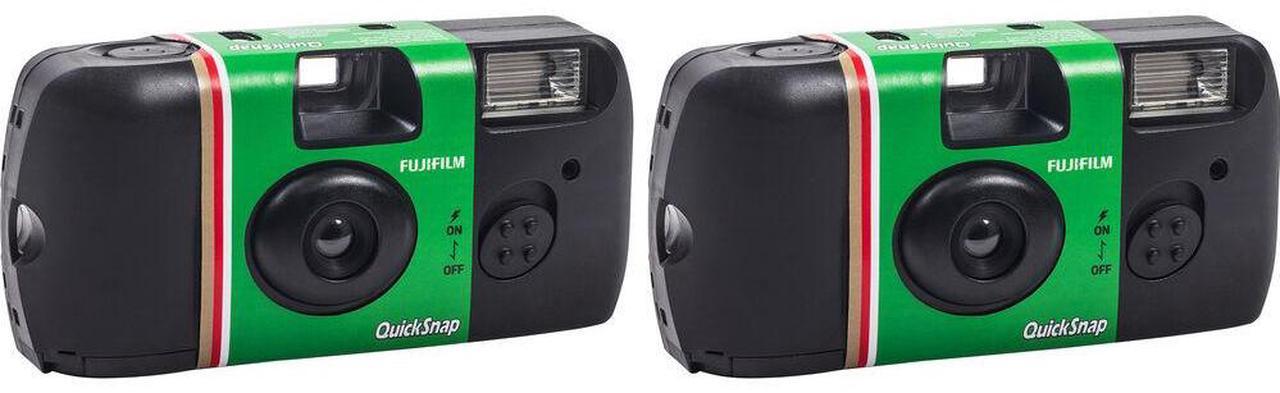 Alt view image 2 of 4 - 5xFUJIFILM QuickSnap Flash 400 Disposable Camera (27 Exposures, 2-Pack), Bundle