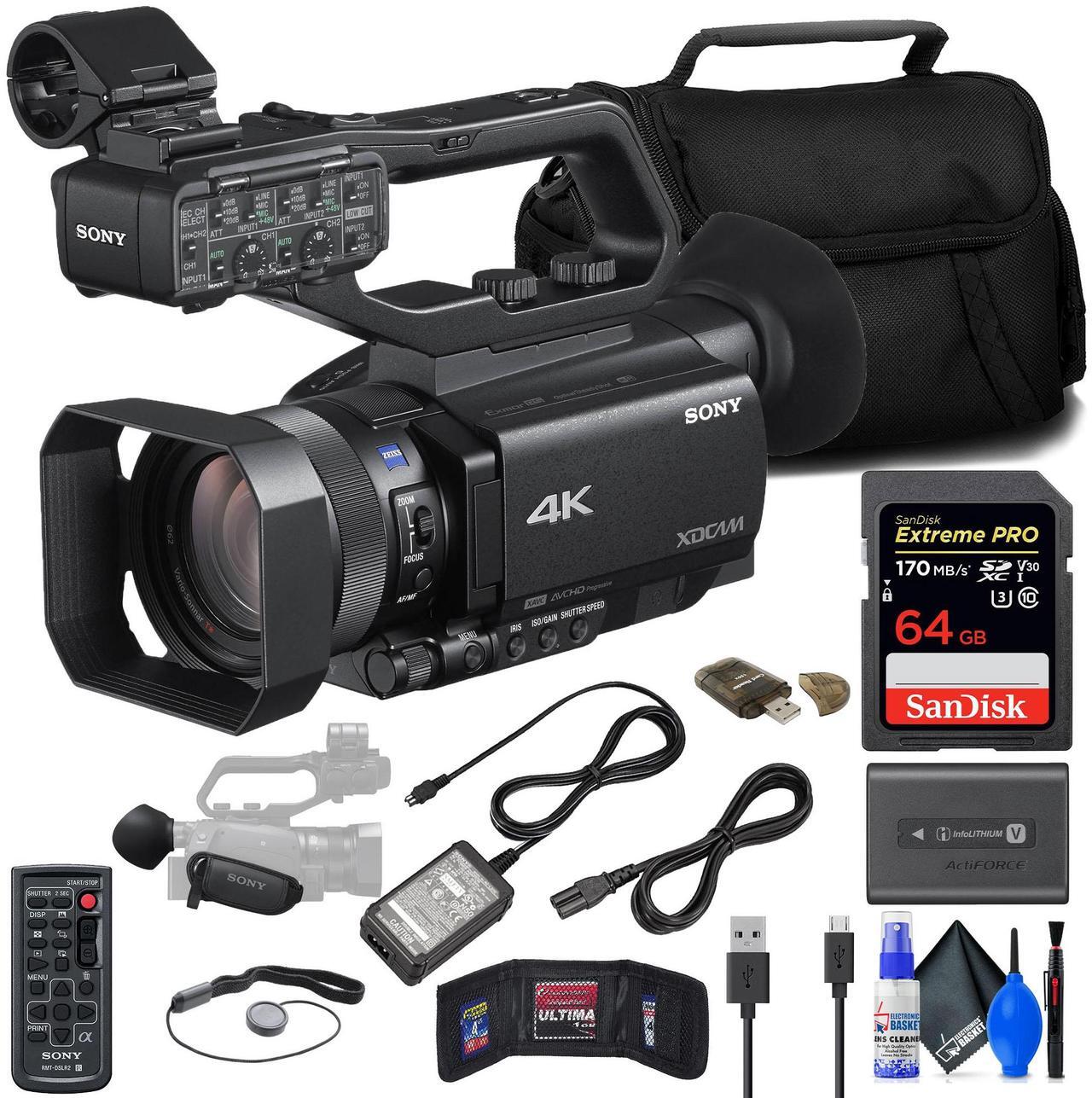 Main image of Sony PXW-Z90V 4K HDR XDCAM with Fast Hybrid AF + 64GB Card + Bag + More