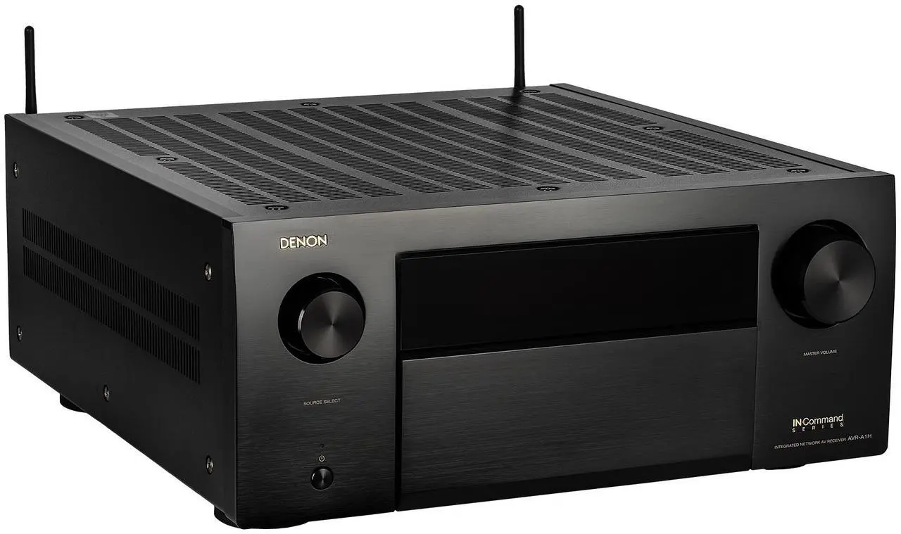 Alt view image 3 of 4 - Denon AVR-A1H 15.4-Ch Receiver (150W X 15) - 4K/120 and 8K Home Theater Receiver (2022), Wireless Streaming via Bluetooth, Wi-Fi & HEOS Multi-Room, Dolby Atmos, DTS:X Pro, IMAX Enhanced & Auro 3D