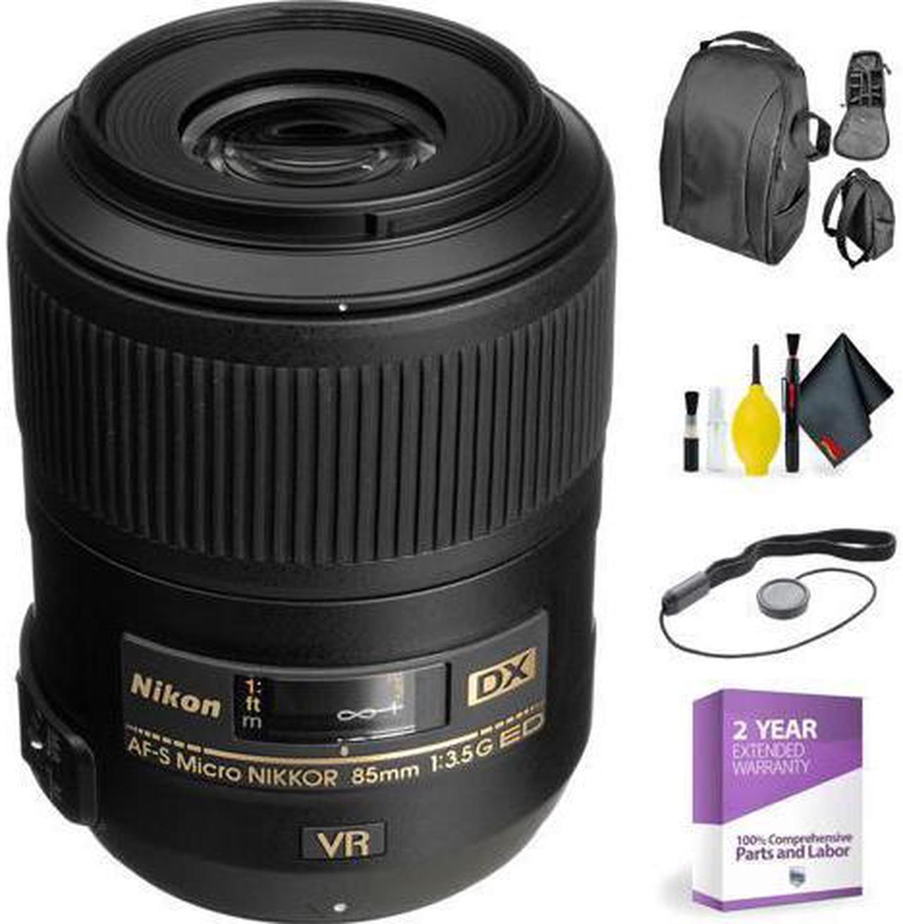 Main image of AF-S DX Micro NIKKOR 85mm f/3.5G ED VR Lens + Deluxe Lens Cleaning Kit (International Model)