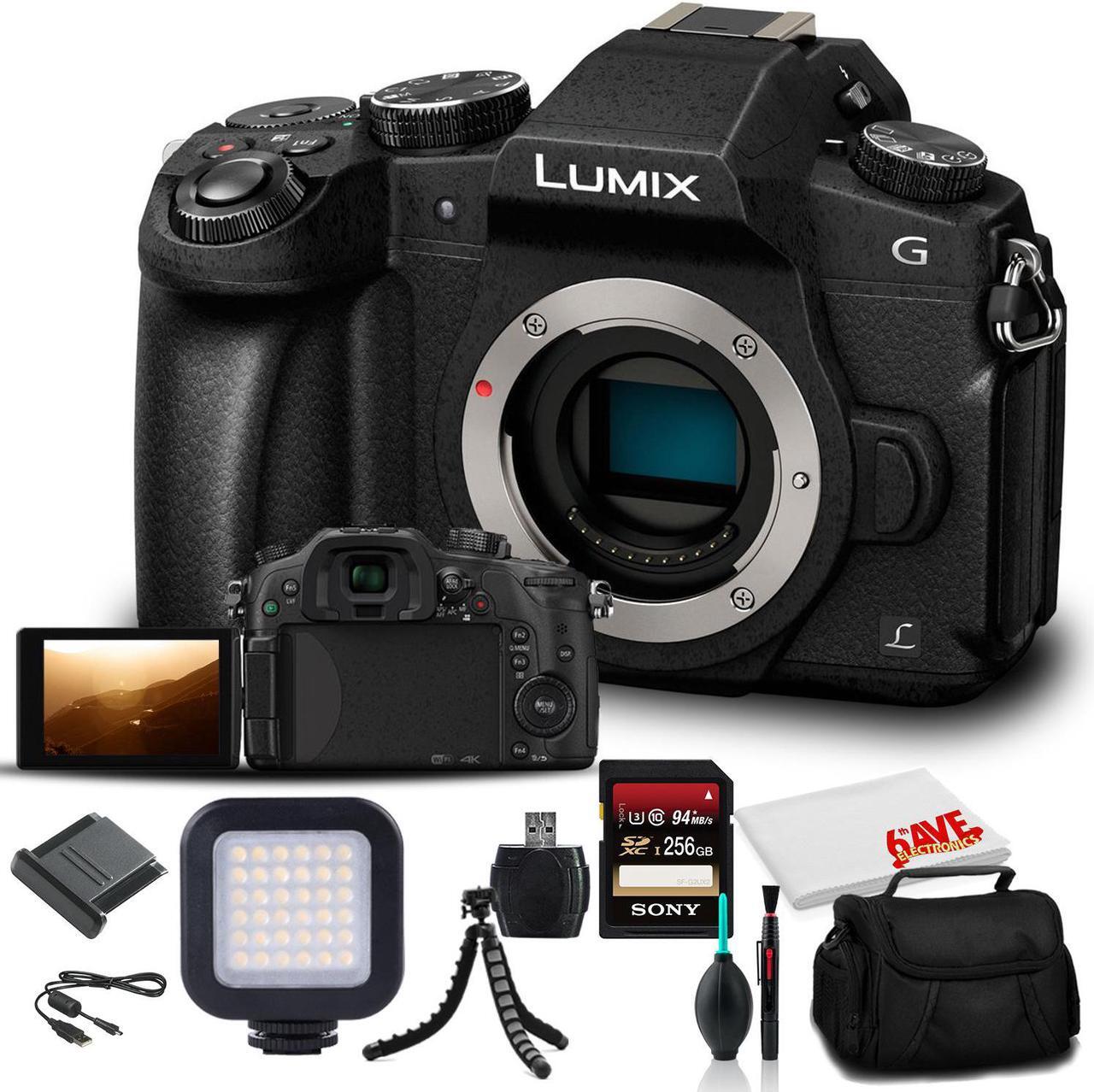 Main image of Panasonic Lumix DMC-G85 Mirrorless Digital Camera Body Only (Kit Box) (DMC-G85MK) - Bundle -