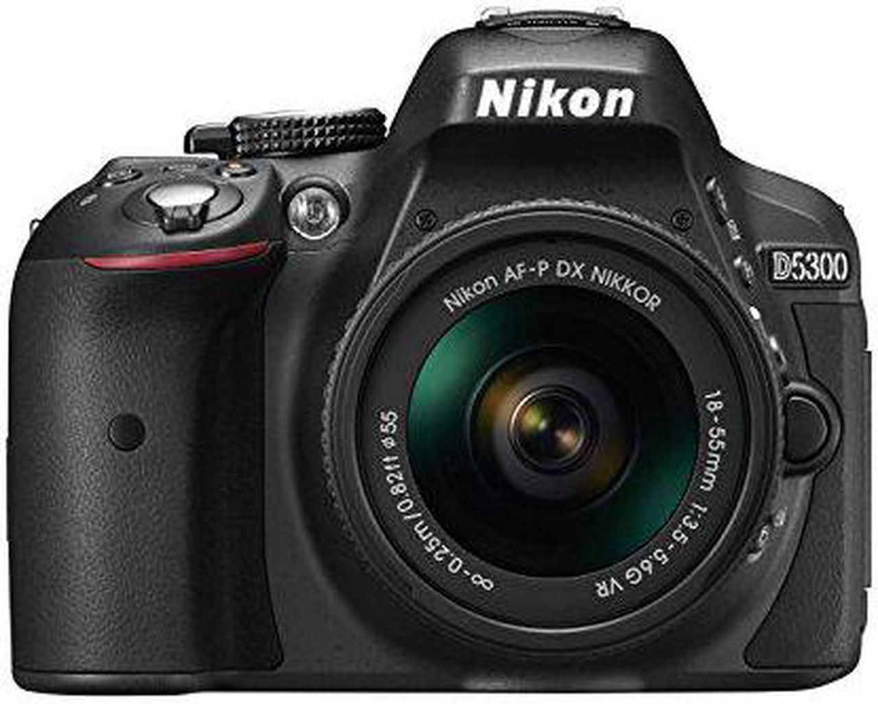 Alt view image 3 of 4 - Nikon D5300 Digital SLR Camera - Black (24.2 MP, AF-P 18-55mm VR Lens Kit) (Renewed)