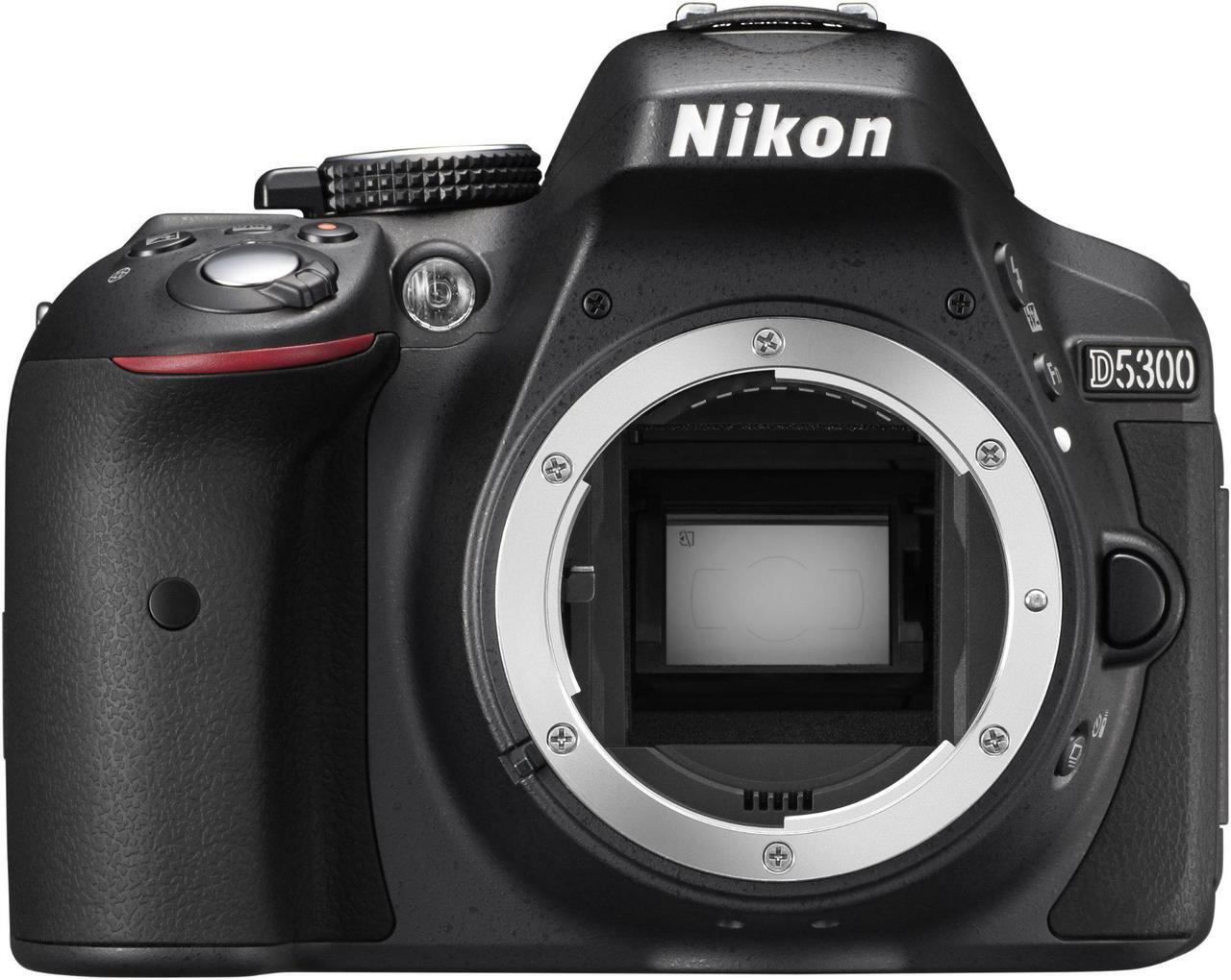 Main image of Nikon D5300 Digital SLR Camera Body Only - Black International Model