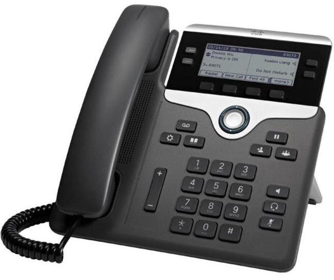 Alt view image 2 of 5 - Cisco CP-7841-W-K9= 7841 IP Phone - Corded - White
