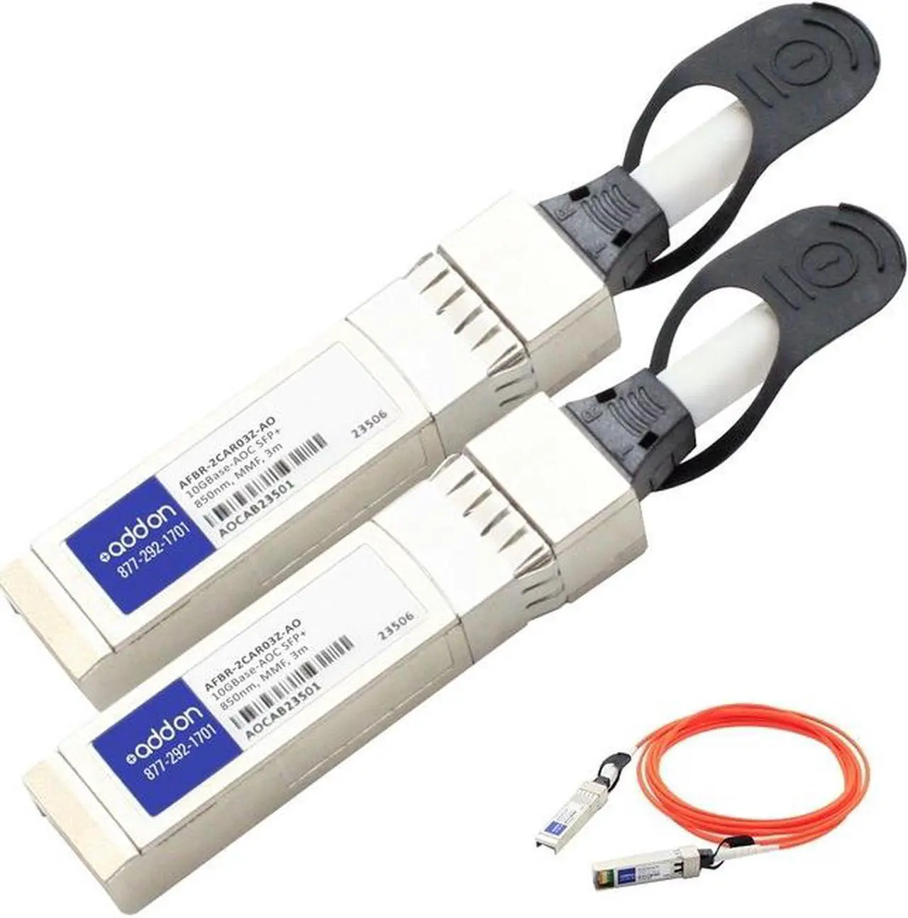 Alt view image 4 of 4 - Addon Avago Afbr-2Car03z Compatible Taa Compliant 10Gbase-Aoc Sfp+ To Sfp+ Direct Attach Cable (850Nm Mmf 3M)