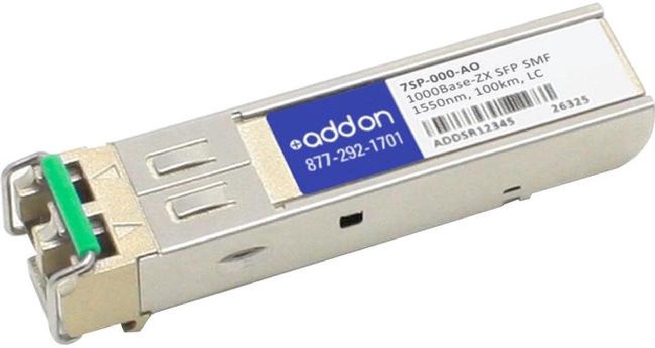 Alt view image 3 of 7 - Addon Accedian 7Sp-000 Compatible Taa Compliant 1000Base-Zx Sfp Transceiver (Smf 1550Nm 50Km Lc)
