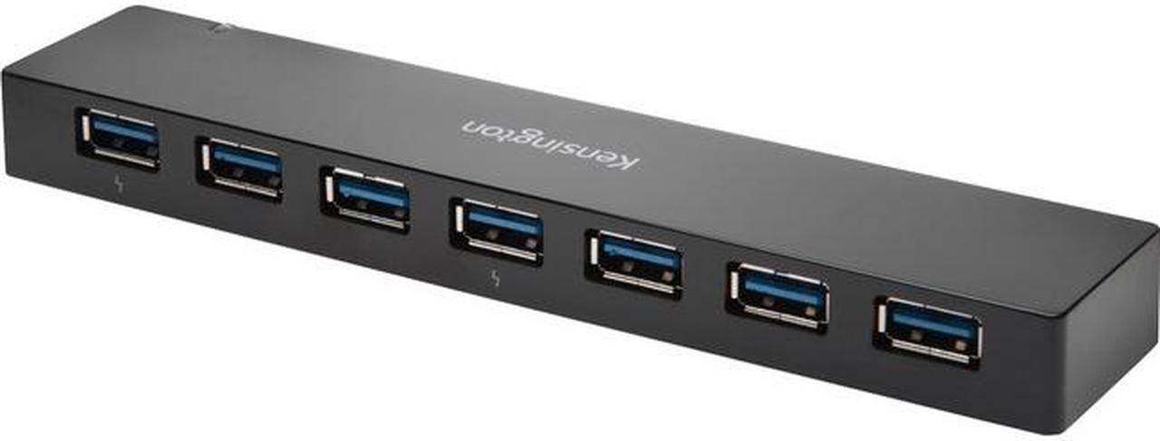 Alt view image 12 of 19 - Kensington K39123AM USB 3.0 7-Port Hub with Charging