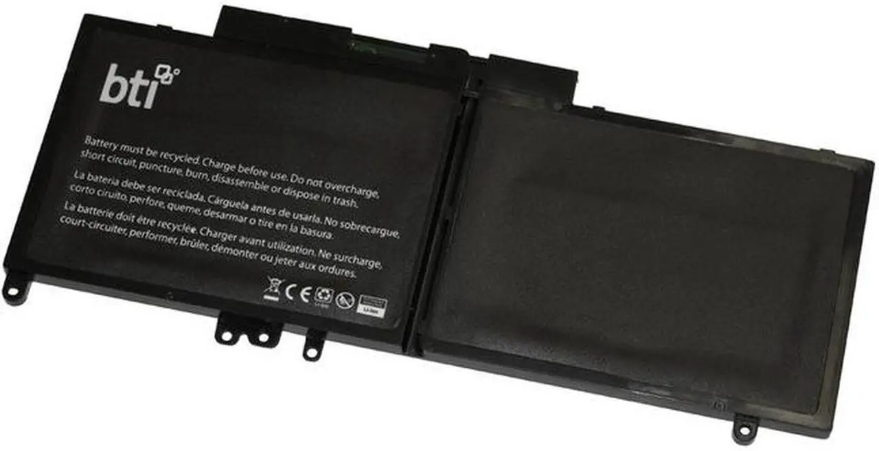 Alt view image 3 of 5 - Battery Technology 451-BBLN-BTI 5100mAh Replacement Notebook Battery for Dell Latitude E5250