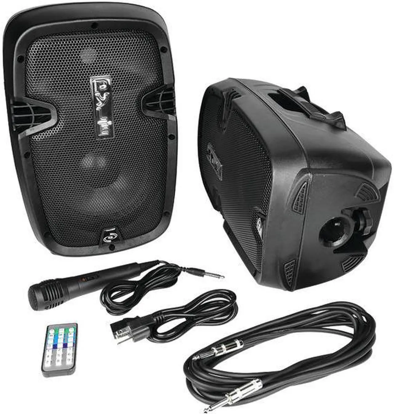 Alt view image 2 of 12 - Pyle Pro PPHP849KT 700-Watt Active/Passive Dual Speaker System Kit