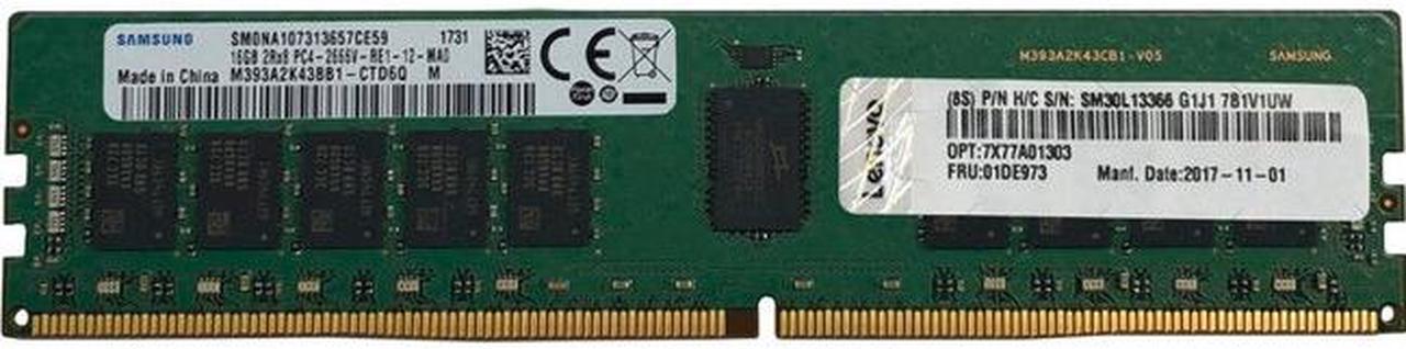 AXIOM 16GB DDR4-2666 ECC RDIMM FOR LENOVO - 7X77A01302