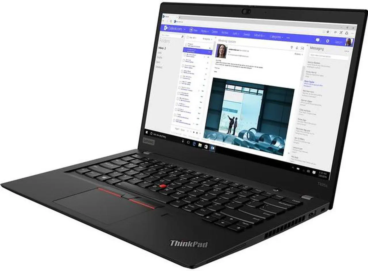 Main image of Lenovo ThinkPad T495s 14" Touchscreen Laptop Ryzen 7 PRO 3700U 512GB SSD W10P