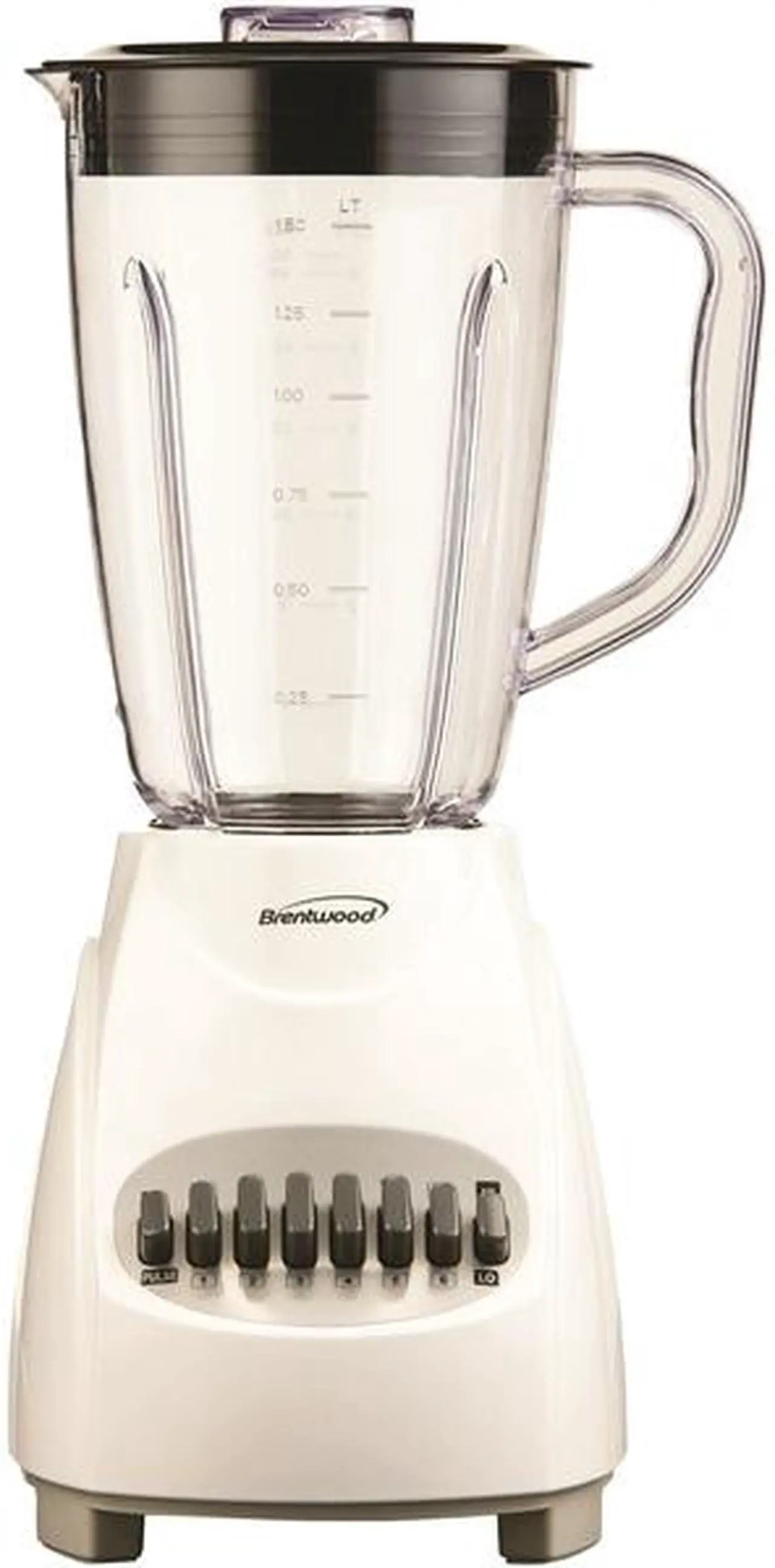 Alt view image 4 of 4 - Brentwood Home Kitchen 12-Speed Blender With 1.5 Liter Plastic Jar White