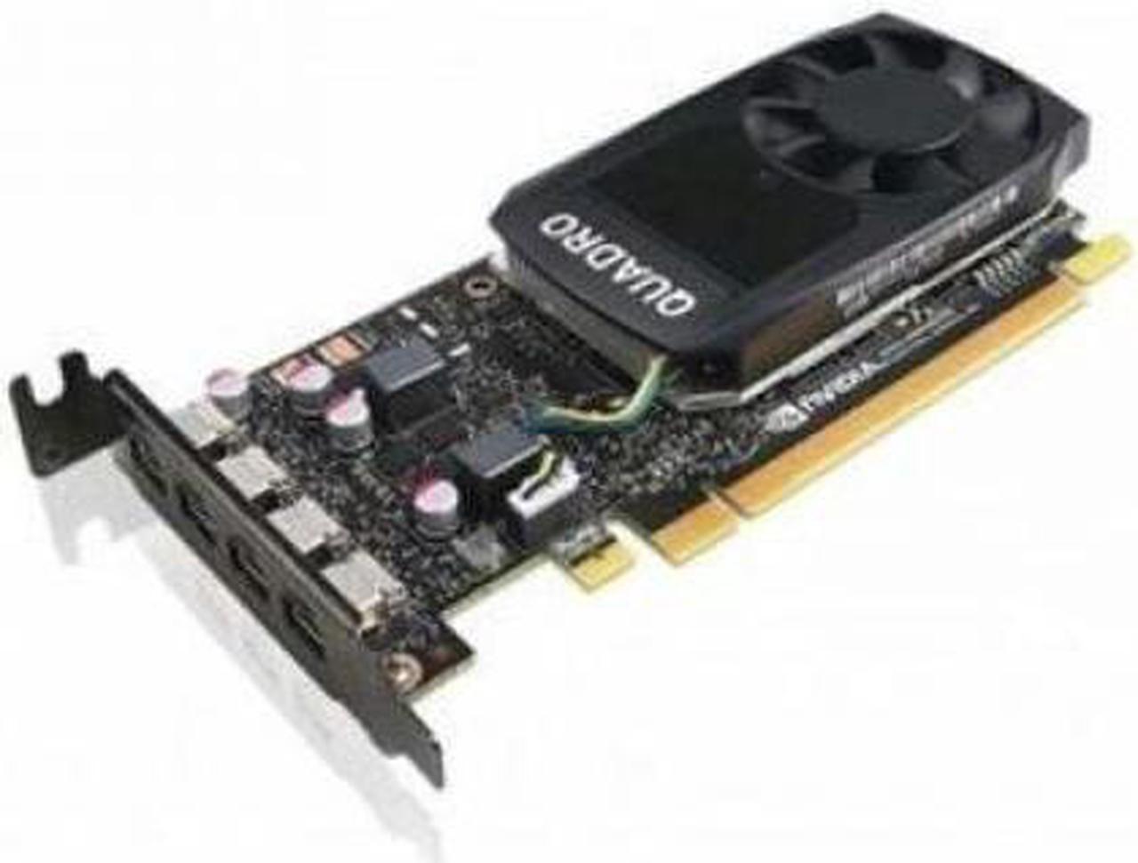 Alt view image 4 of 8 - THINKSTATION NVIDIA QUADRO P1000 4GB GDDR5 MINI DP X 4 GRAPHICS CARD WITH LP BRA