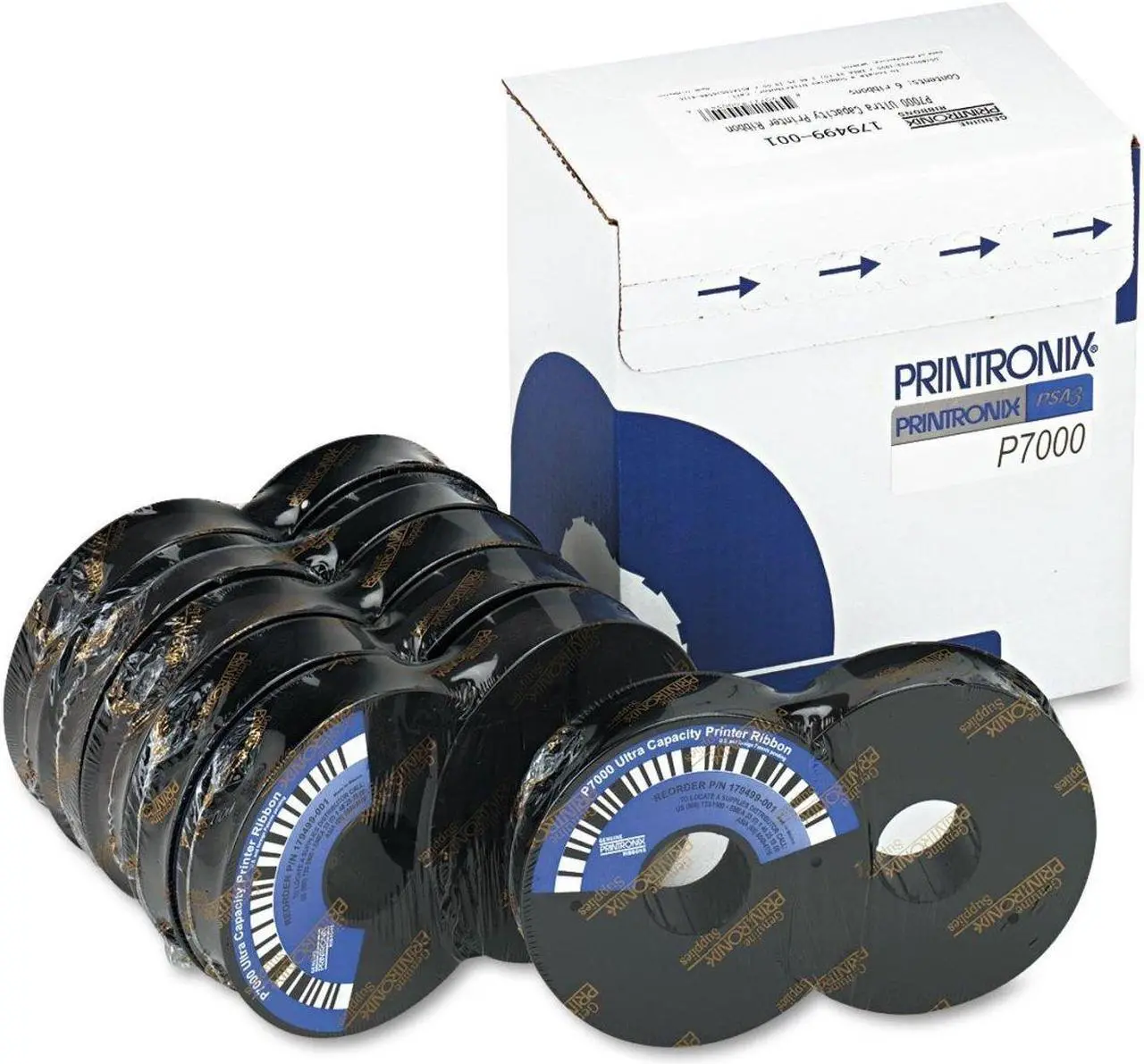 Alt view image 4 of 5 - Printronix Black Ribbon - Black - Dot Matrix - Million