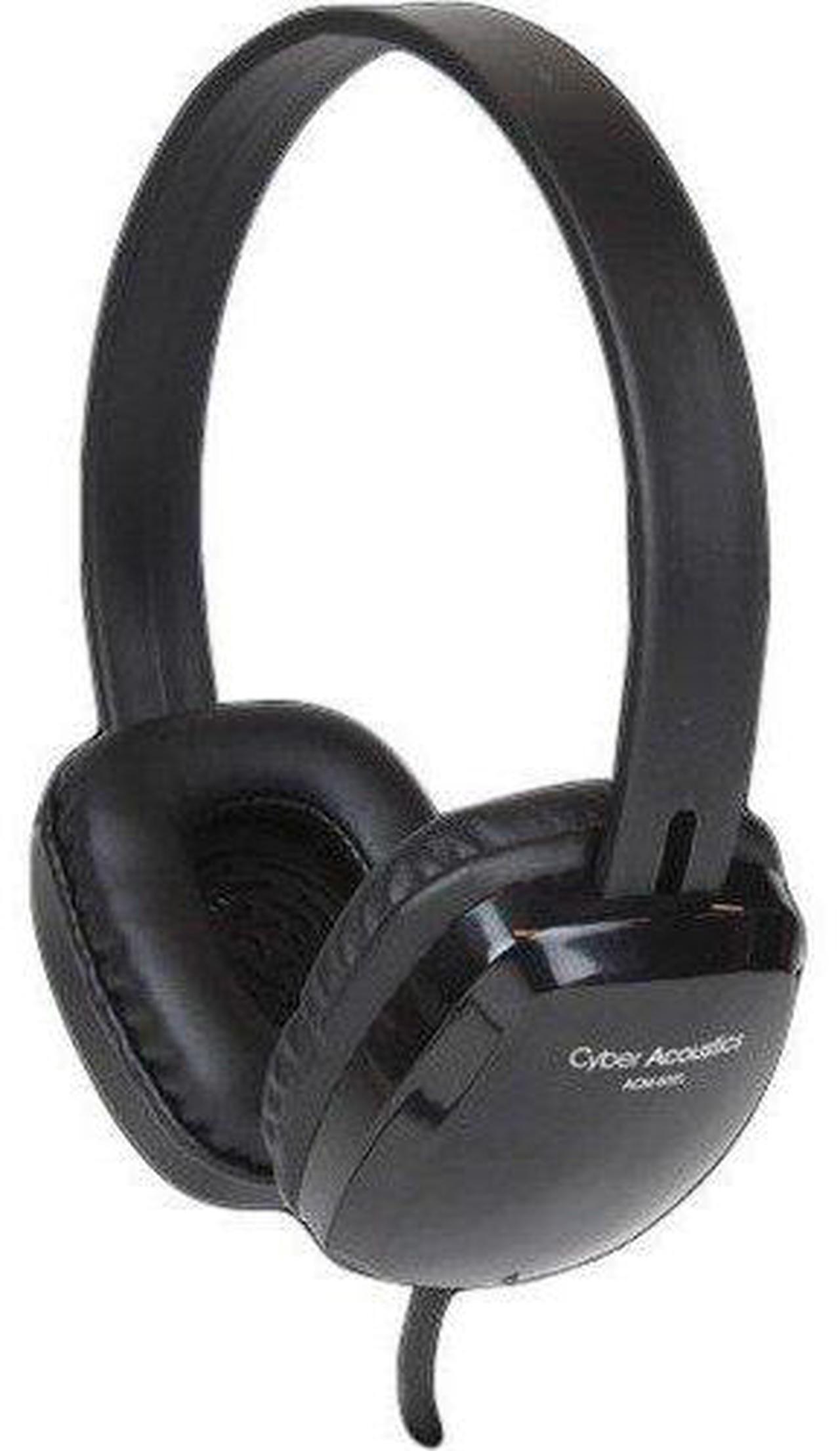 Alt view image 2 of 13 - Cyber Acoustics Stereo Headphones Black ACM-6005