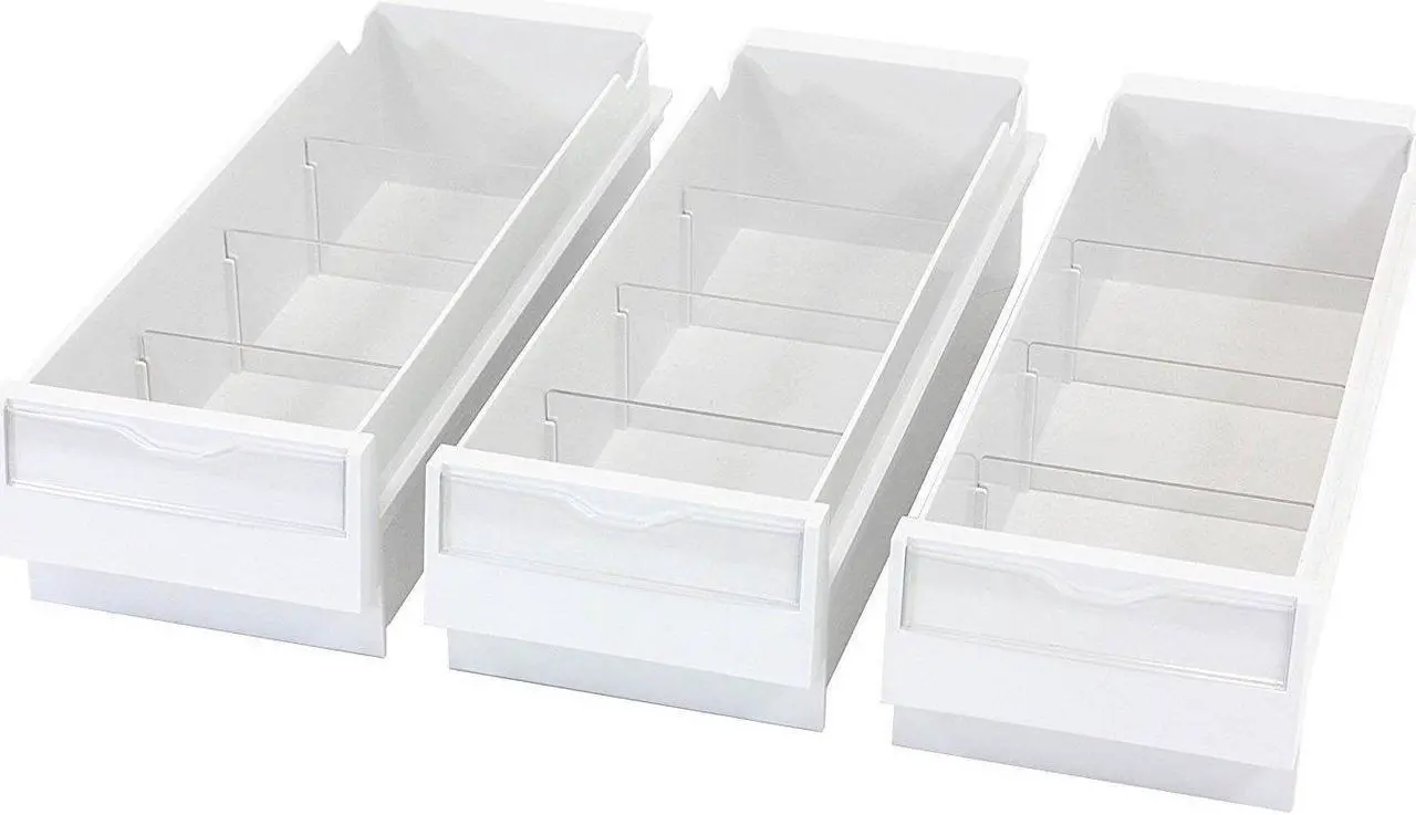 Alt view image 2 of 3 - Ergotron SV Replacement Drawer Kit, Triple (3 Small Drawers) - 12 Compartment(s) - 3 Drawer(s) - -