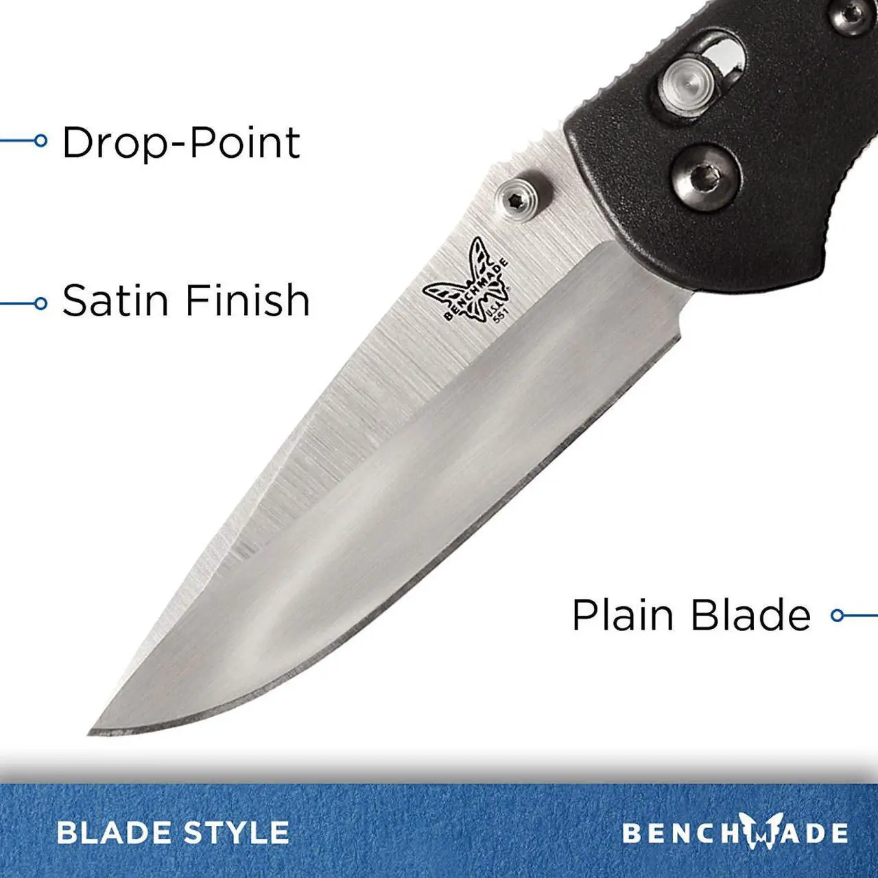 Alt view image 7 of 11 - Benchmade 551-S30V Griptilian Knife