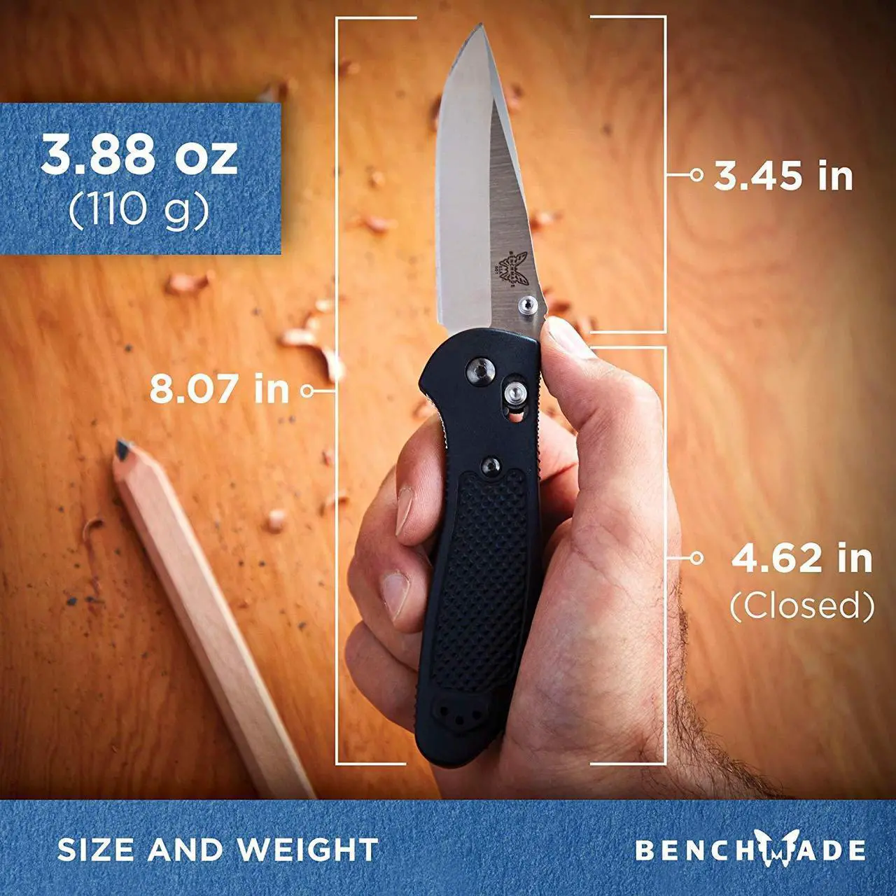 Alt view image 8 of 11 - Benchmade 551-S30V Griptilian Knife