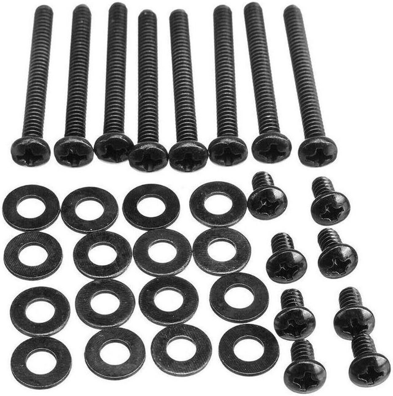 Durable Metal Water Cooling Radiator Screw Kit Black For Corsair Hydro Series