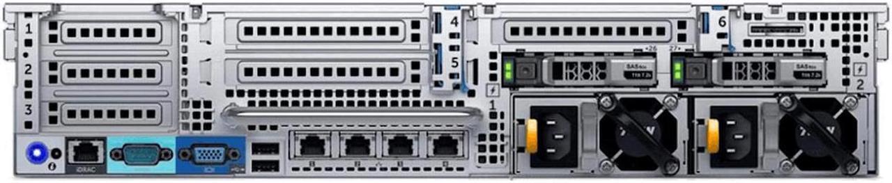 Alt view image 4 of 4 - Dell PowerEdge R730xd - 12 Bay 3.5" 2U Server - 2x Intel Xeon E5-2680 v3 2.5GHz 12 Core Processors, 64GB DDR4, H730, 12x 3.5" Trays, X520/I350, iDRAC8 Enterprise, 2x 750 Watt PSUs, Bezel, Rails