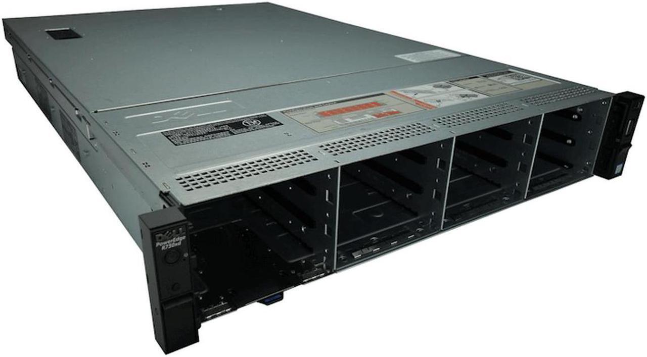 Alt view image 2 of 4 - Dell PowerEdge R730xd - 12 Bay 3.5" 2U Server - 2x Intel Xeon E5-2680 v3 2.5GHz 12 Core Processors, 64GB DDR4, H730, 12x 3.5" Trays, X520/I350, iDRAC8 Enterprise, 2x 750 Watt PSUs, Bezel, Rails