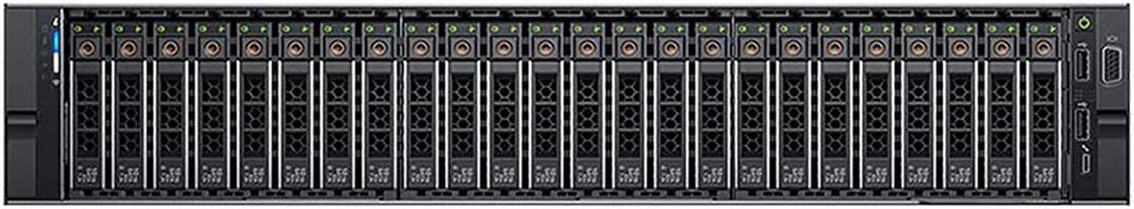 Alt view image 2 of 4 - Dell PowerEdge R740xd - 24 Bay 2.5" 2U Server - 2x Intel Xeon Gold 6142 2.6GHz 16 Core Processors, 128GB DDR4, H730P, 24x 2.5" Trays, X520/I350, iDRAC9 Enterprise, 2x 1100 Watt PSUs, Bezel, Rails