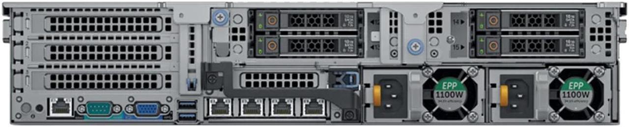 Alt view image 4 of 4 - Dell PowerEdge R740xd - 24 Bay 2.5" 2U Server - 2x Intel Xeon Gold 6142 2.6GHz 16 Core Processors, 128GB DDR4, H730P, 24x 2.5" Trays, X520/I350, iDRAC9 Enterprise, 2x 1100 Watt PSUs, Bezel, Rails