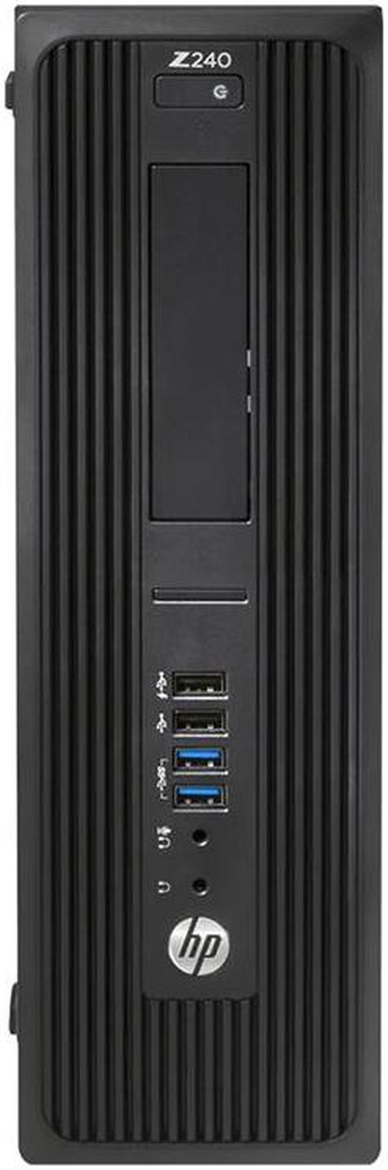 Main image of HP Z240 Small Form Factor Workstation - Intel Xeon E3-1280 v5 3.7GHz 4 Core Processor, 32GB DDR4 Memory, 500GB NVMe SSD, Nvidia Quadro K1200, Windows 10 Pro