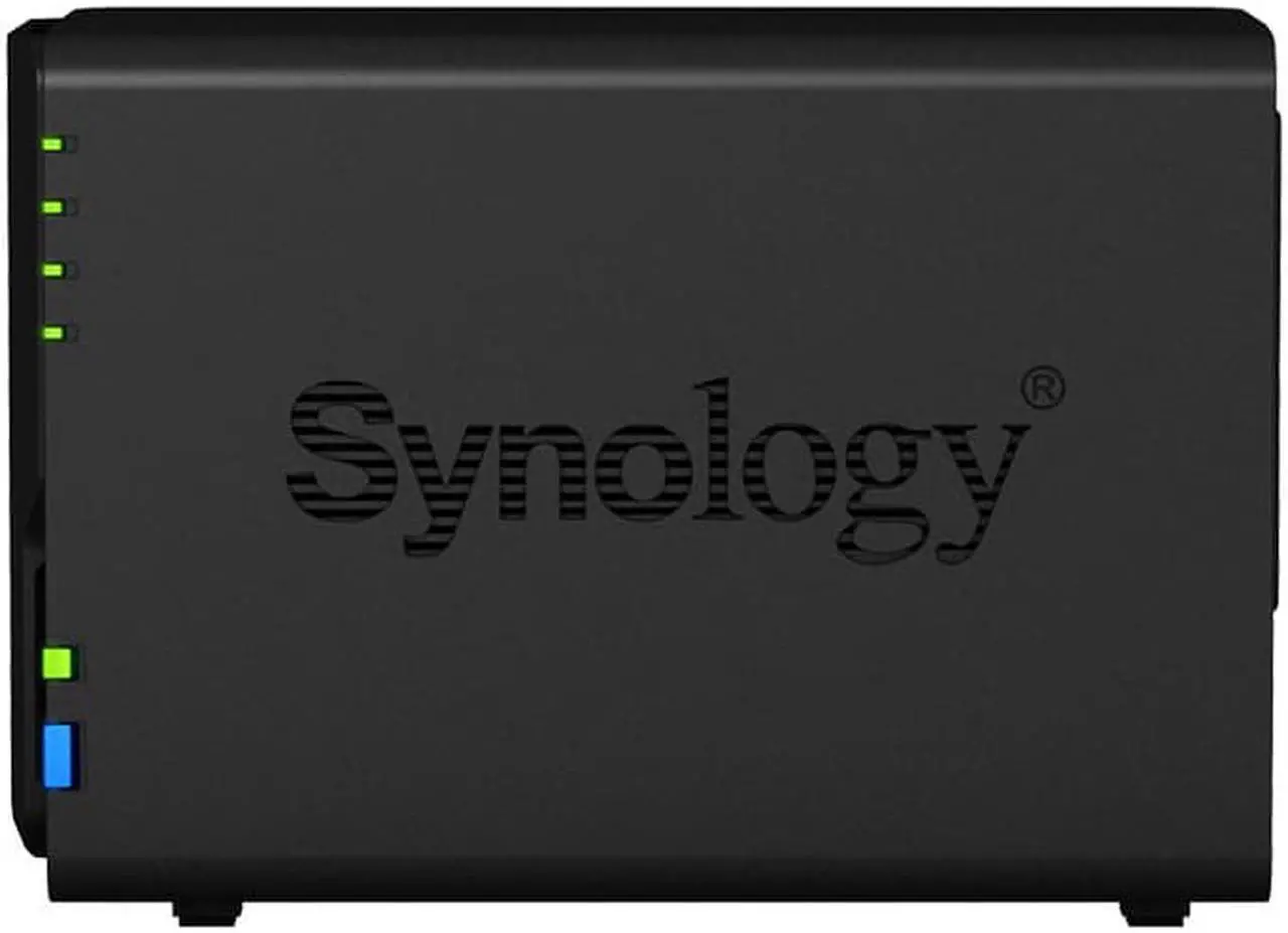 Alt view image 3 of 5 - Synology DiskStation DS218 NAS Server with RTD1296 1.4GHz CPU, 2GB Memory, 2TB SSD Storage, 1 x 1GbE LAN Port, DSM Operating System