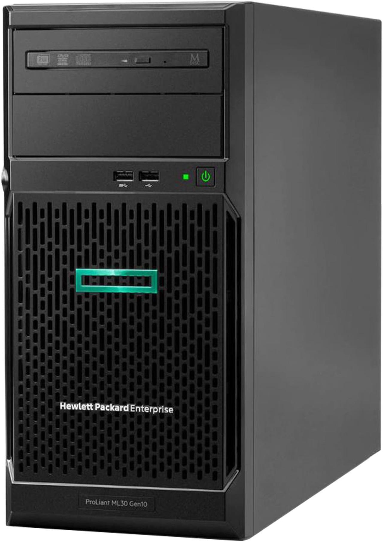 Alt view image 2 of 4 - HPE ProLiant ML30 Gen10 Plus Tower Server, Xeon E-2314 4-Core 2.8GHz, 32GB DDR4 Memory, 4TB SSD Storage, RAID, iLO