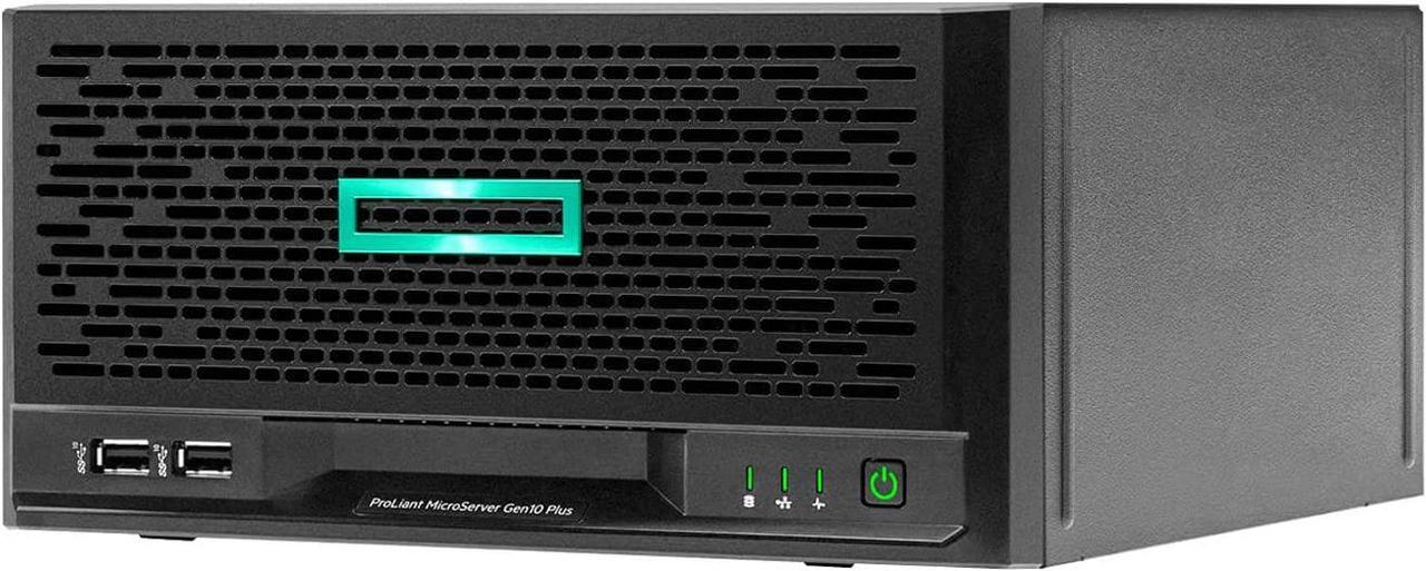 Alt view image 2 of 5 - Hewlett Packard Enterprise HPE ProLiant MicroServer Gen10 Plus v2 Ultra Micro Tower Server for Small Business, Xeon E-2314 2.8GHz, 64GB Memory, 4TB SSD Storage, RAID, iLo, Server 2022 Essentials